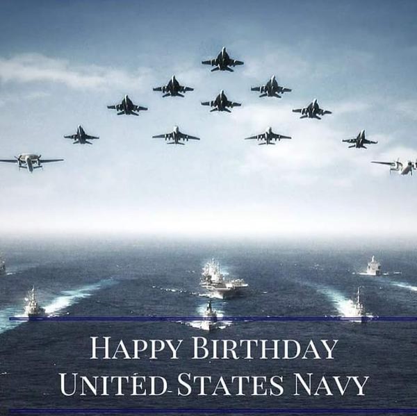 Celebrating Happy Birthday to United States Navy