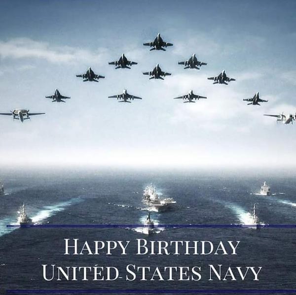 Celebrating Happy Birthday to United States Navy