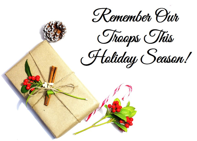 Remember our troops this holiday season